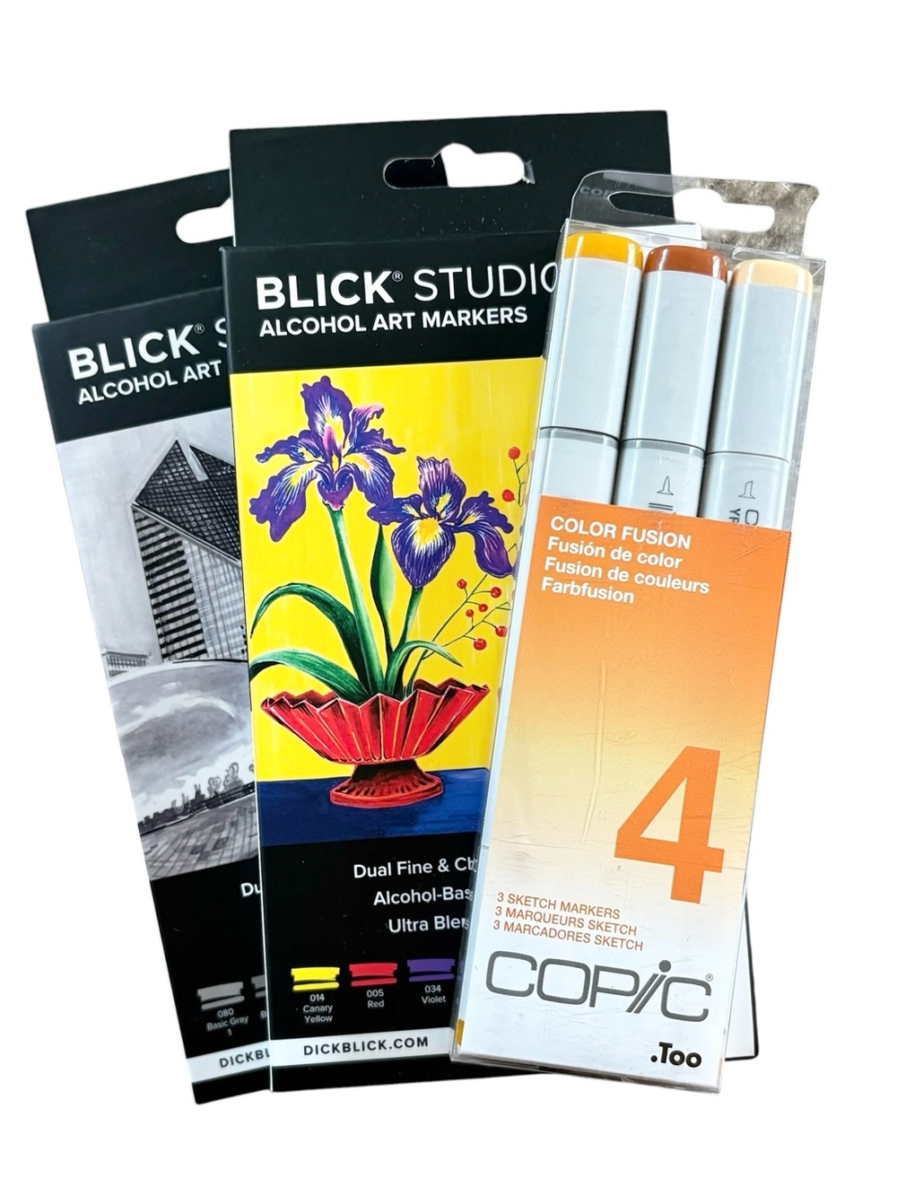 Blick Studio & Copic Alcohol Art Markers Sets- New and Unused